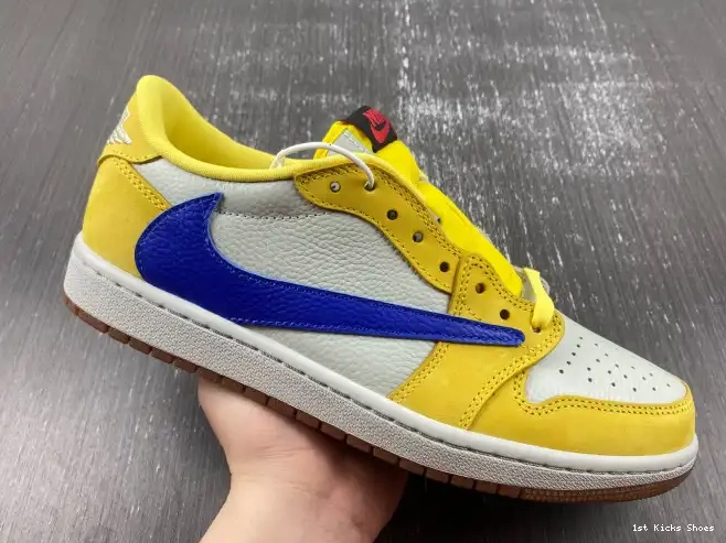 1st Kicks Low Travis Canary DZ4137-700 Scott OG x 1 Air Jordan 0604